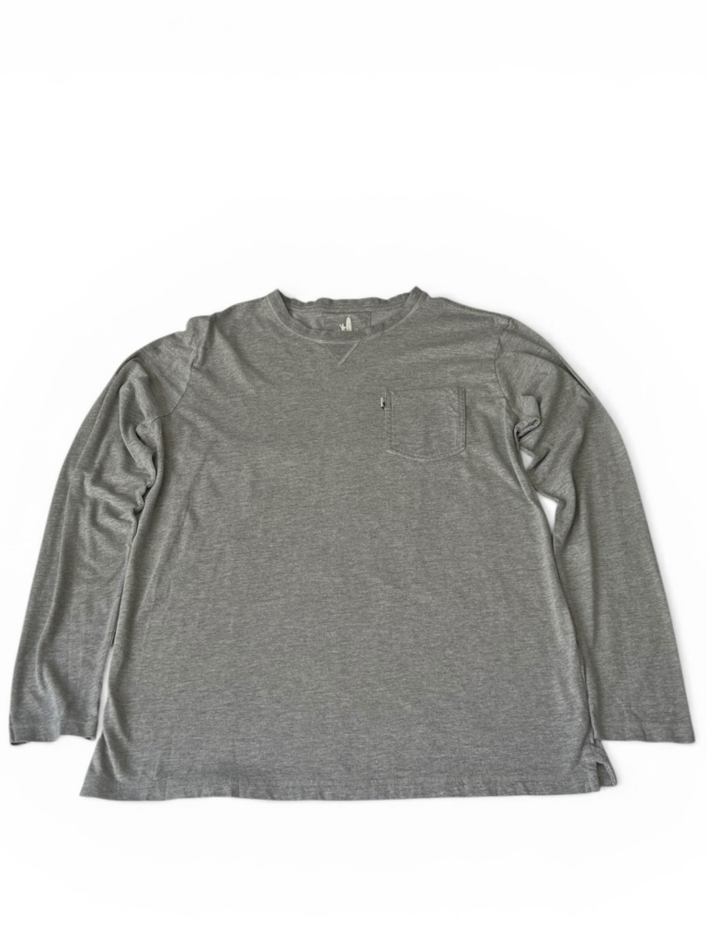 Johnnie-O Men's Long Sleeve Crewneck Shirt - Gray est sz: M-L